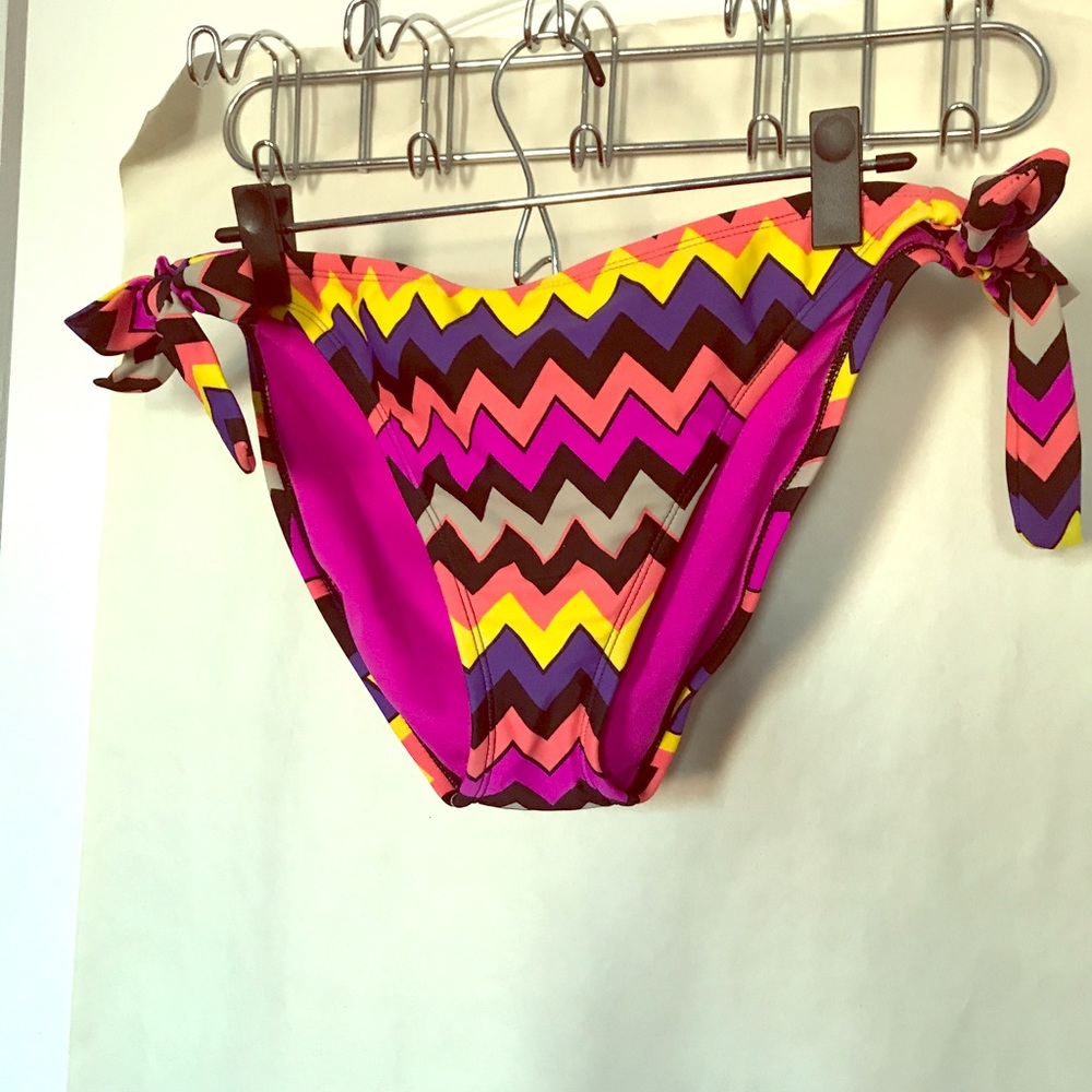2 piece Target swimsuit in bright chevrons