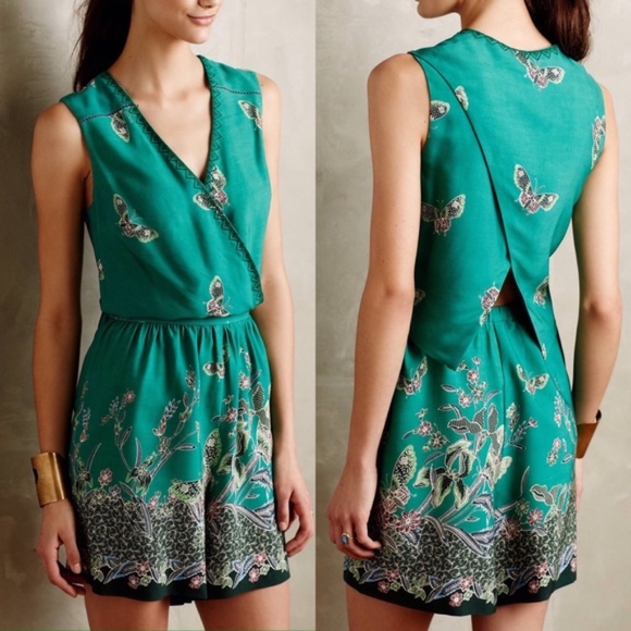 ANTHROPOLOGIE Papillion romper/NEW