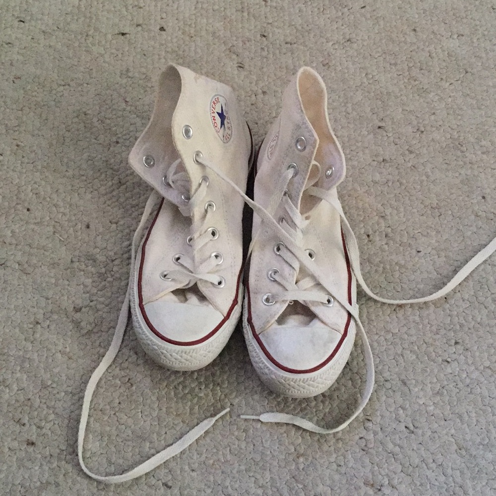 White High Top Converse