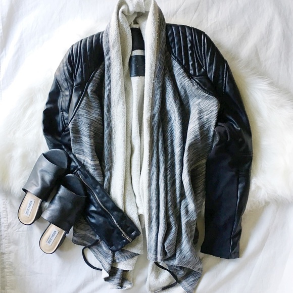 Blank NYC Jackets & Blazers - BlankNYC Moto Drape Front Jacket
