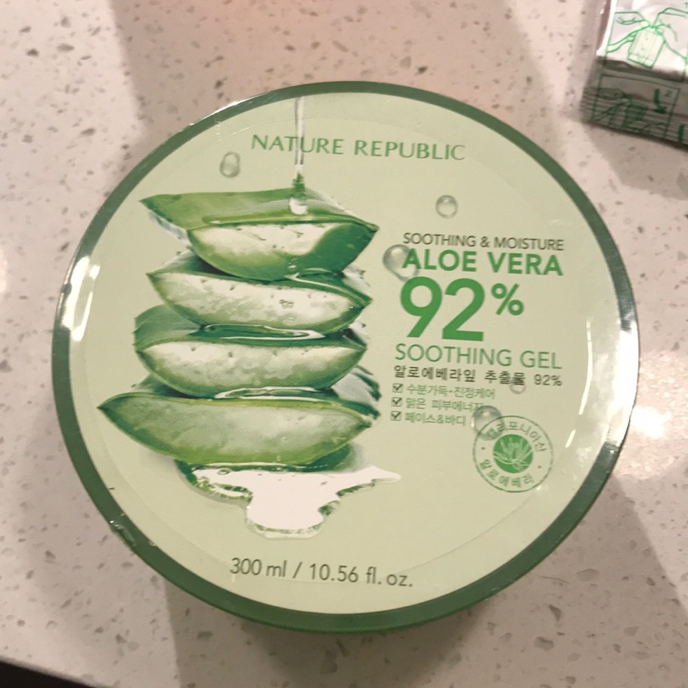 Aloe moisturizer | Korean skin care!