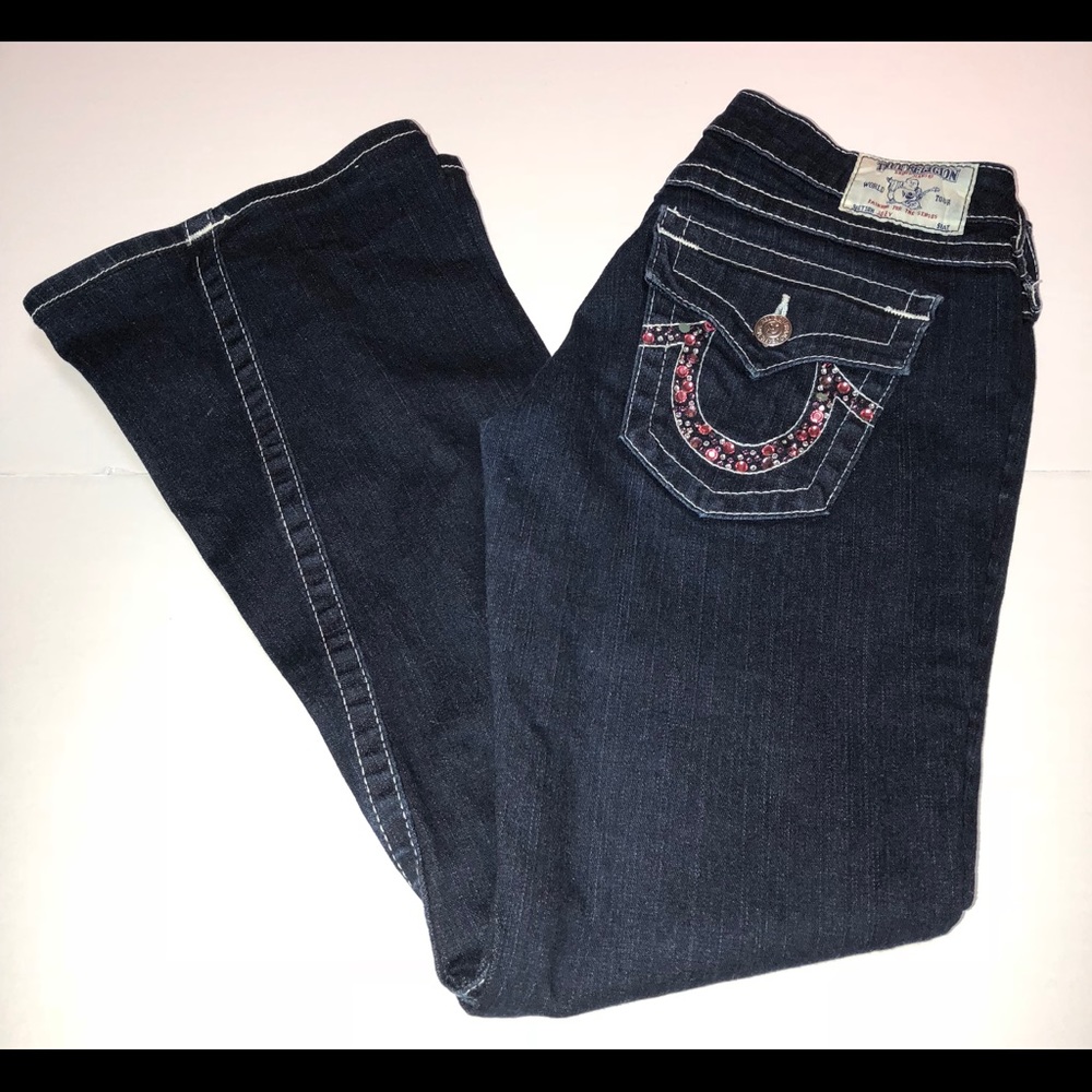 True religion women jeans size 29 flare leg