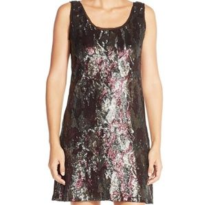 🔥Kut From The Kloth Sequin Mesh Shift Dress NWT