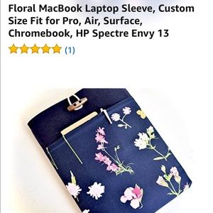 Floral MacBook Laptop Sleeve