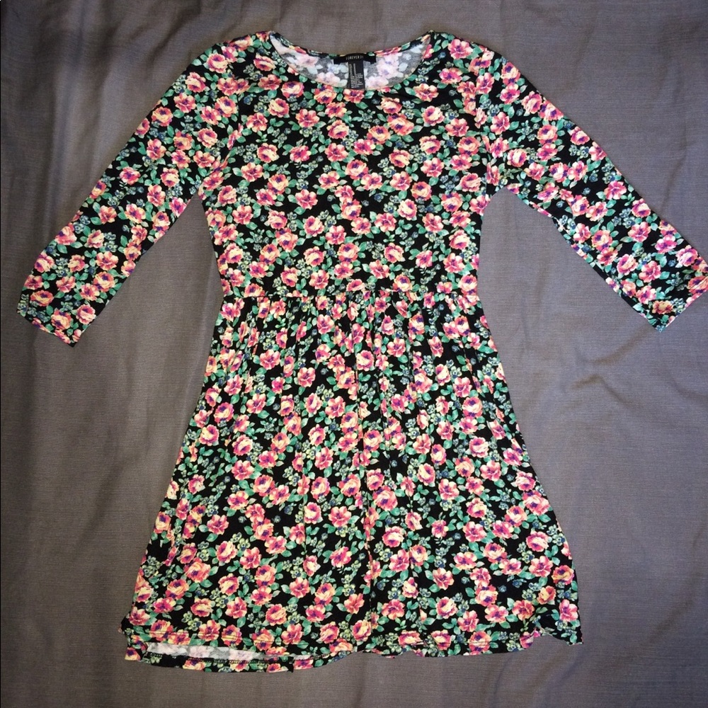 Floral mini dress