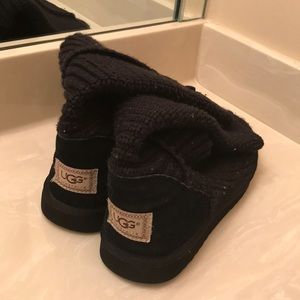 Knit UGG boots