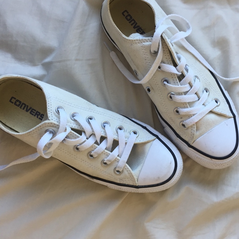 Ecru Lo-Top Converse *Discontinued Color!!!*