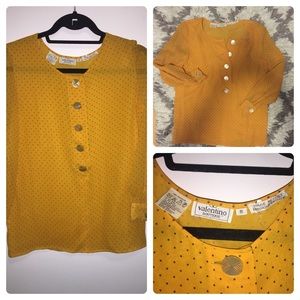 FINAL PRICE‼️VINTAGE VALENTINO Button Down Blouse