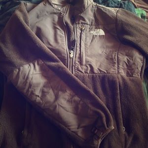 Northface brown shell sweater