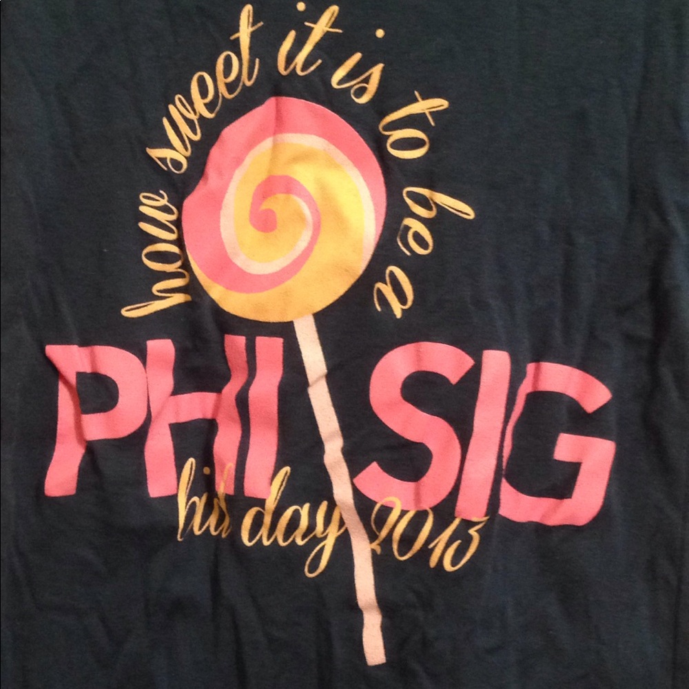 Turquoise Stretchy Phi Sig Top 🍬