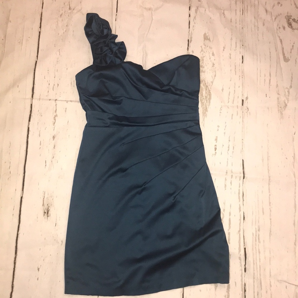 Blue cocktail dress