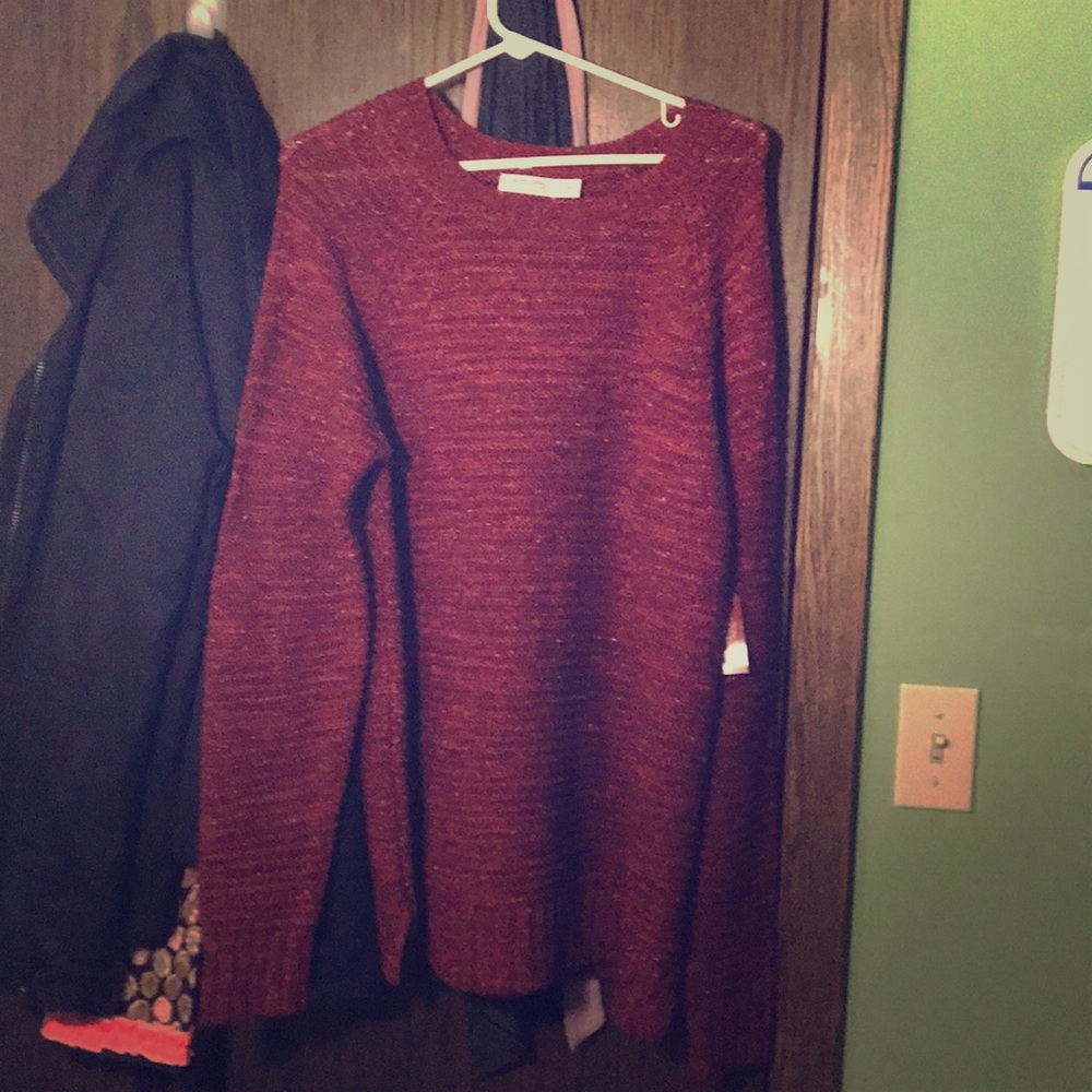 Red sweater