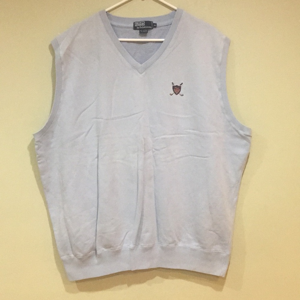Polo by Ralph Lauren light blue vest XXL