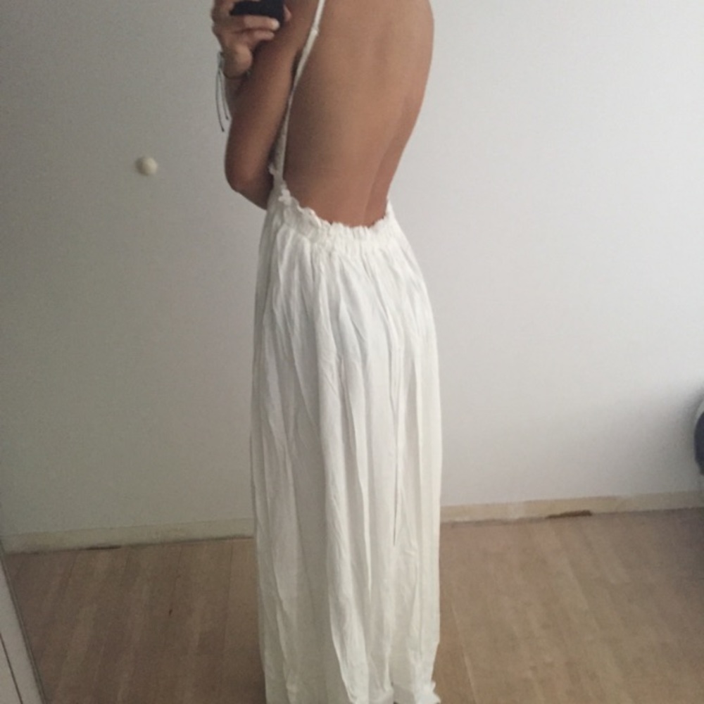 Open Back Maxi Dress