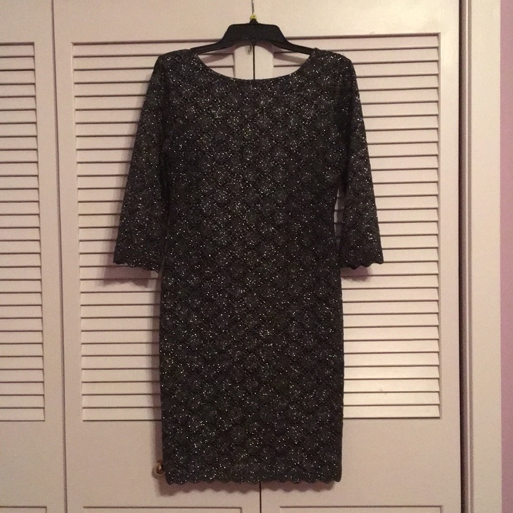 Charcoal sparkle dress