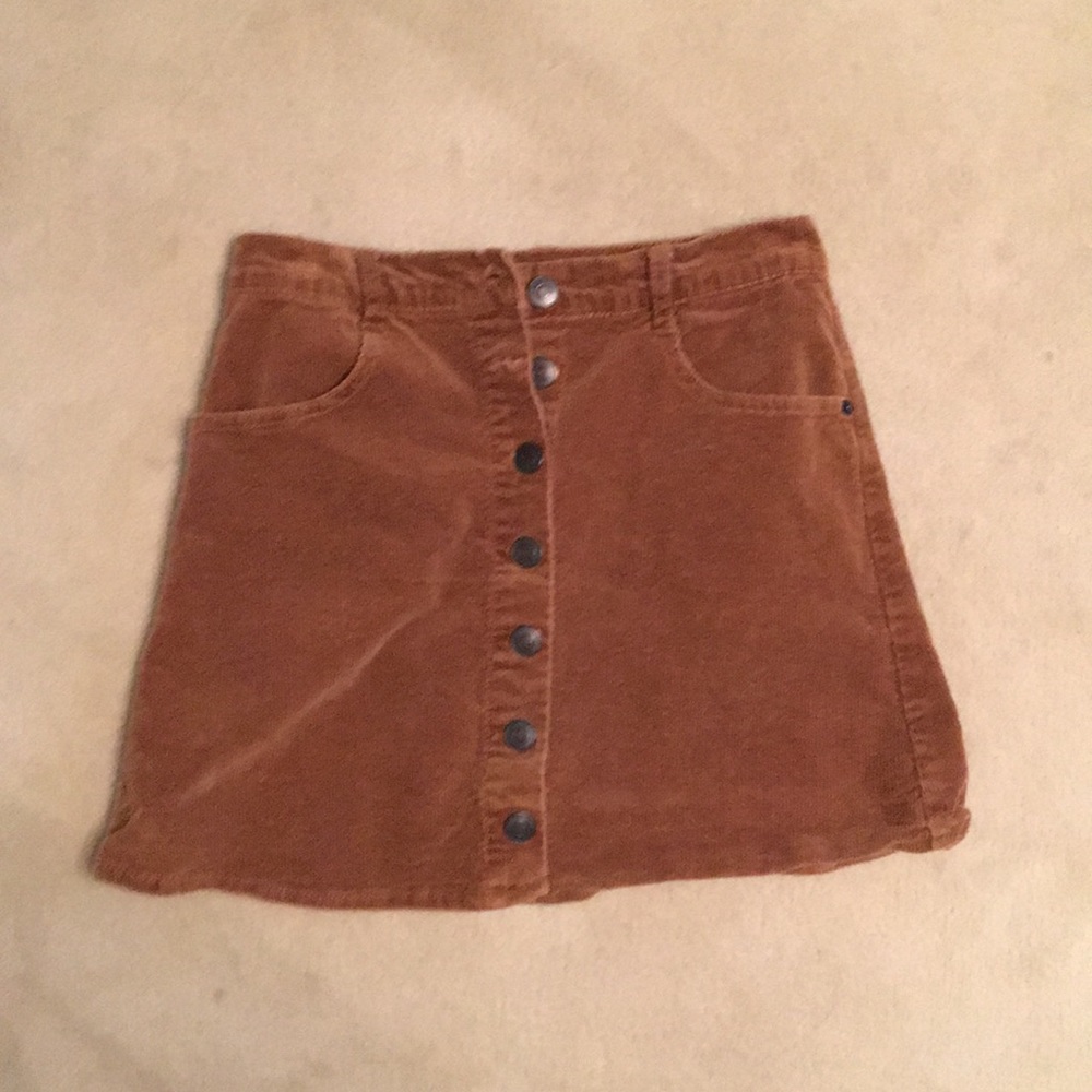 Button Up Brandy Melville Mini Skirt - Picture 1 of 5