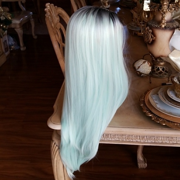 Ombre Mint Green Wig main image 6
