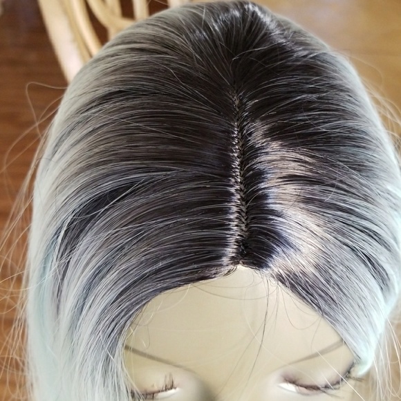 Ombre Mint Green Wig main image 2