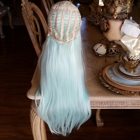 Ombre Mint Green Wig