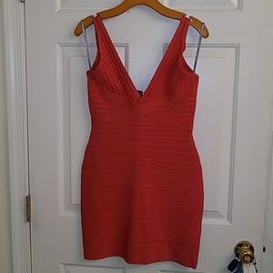 Herve leger V Neck bandage