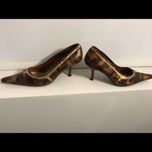 Vintage Metallic Brown Shoes