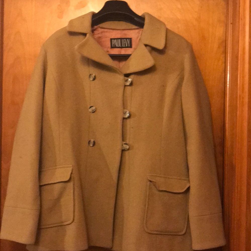 100% Wool Coat with satin lining.