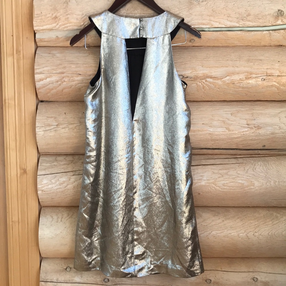 ❌SOLD❌NWT Nicole Miller Metallic Party Dress - Picture 3 of 8