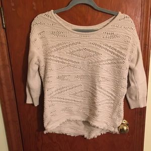 American eagle cream colored sweater