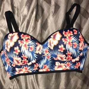 PINK PUSH-UP SPORTSBRA