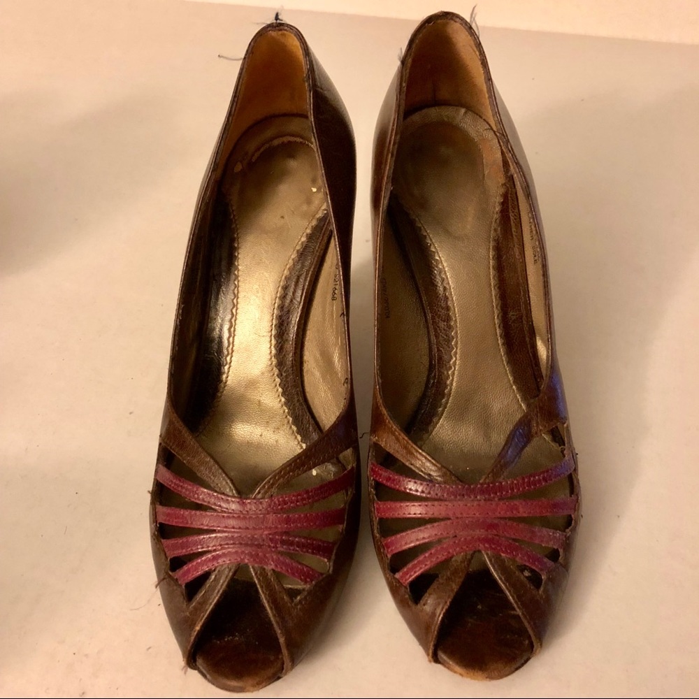 Kenneth Cole open toe heels