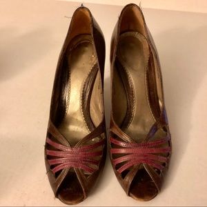 Kenneth Cole open toe heels