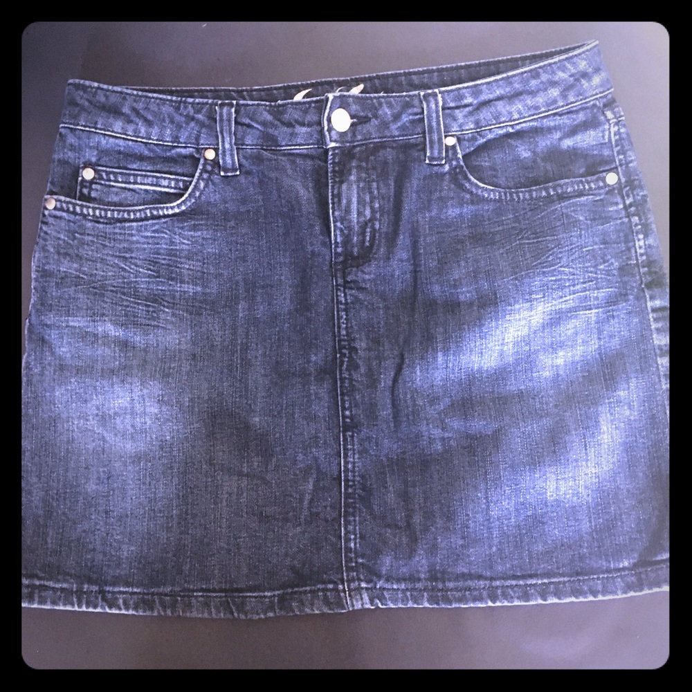 Juicy Couture denim mini skirt EUC
