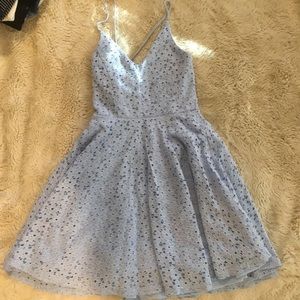 Kimchi Blue, blue lace dress
