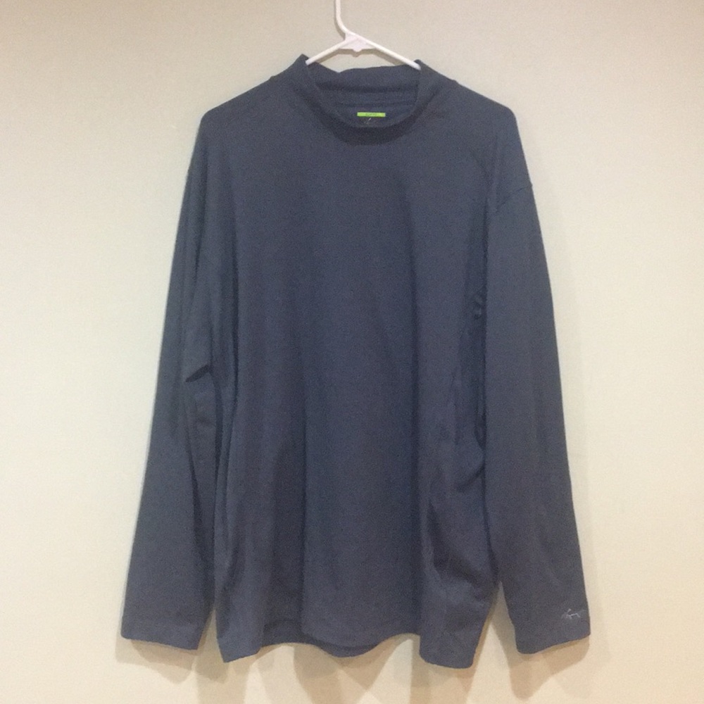 Greg Norman Slimfit gray mock turtleneck XXL