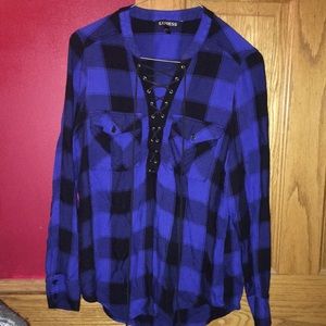 Plaid blouse/flannel