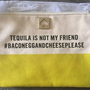 Rare Kate Spade Tequila Is Not My Friend Gia Pouch