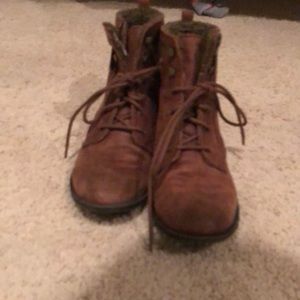 Brown ankle boots
