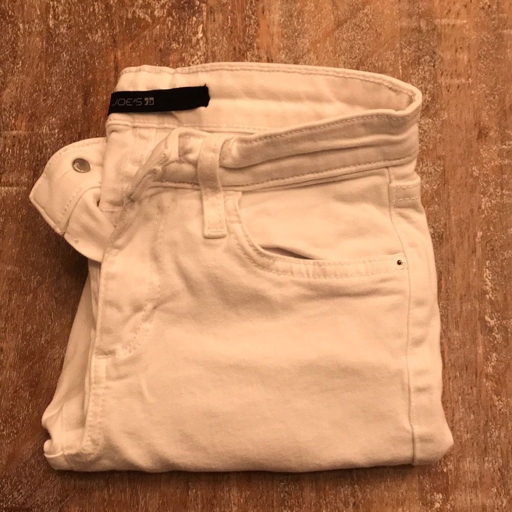 White Cuffed Joe’s Jeans