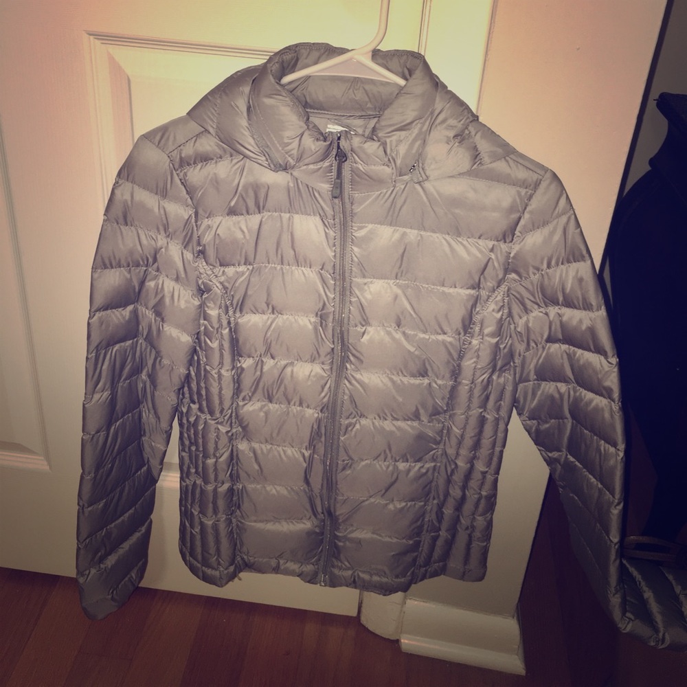 Grey weatherproof jacket