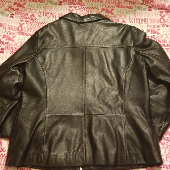 Women's Wilson Leather Jacket - Picture 3 of 5