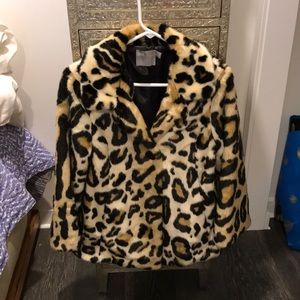 ASOS Leopard Coat 4US/8UK