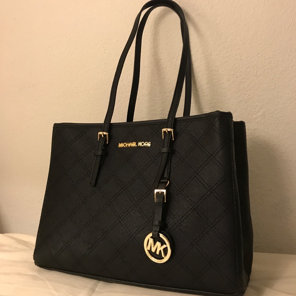 Faux Michael Kors Black Bag