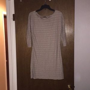 Express sequin tan dress!