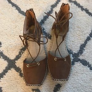 Target Espadrilles Lace Up Flats