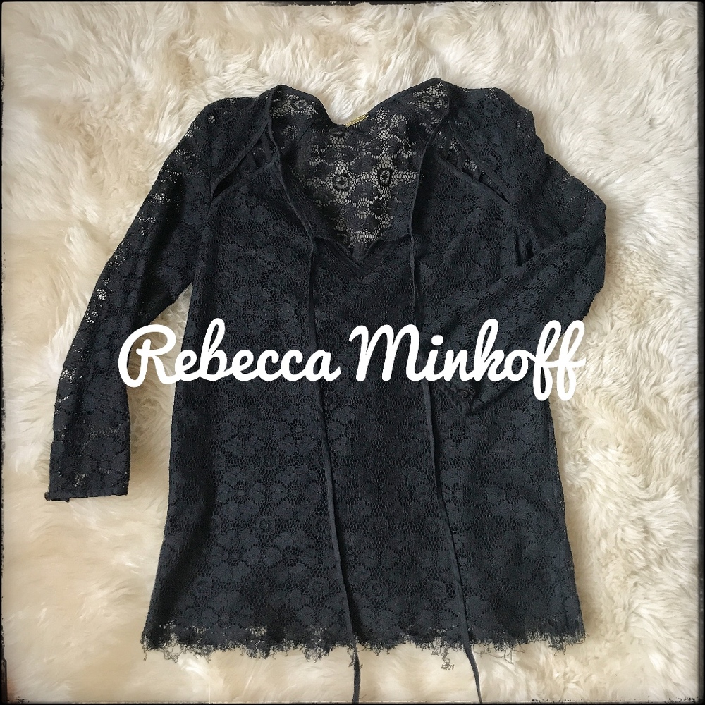 Rebecca Minkoff Lace Blouse - Small