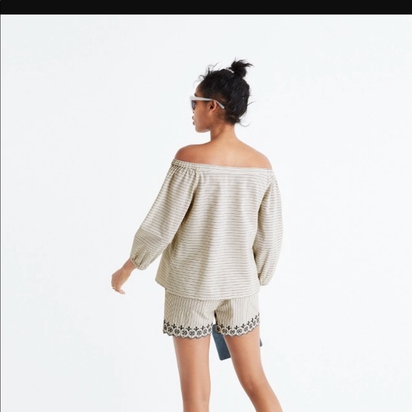 Madewell Jardin off the shoulder top - Picture 3 of 4