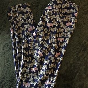 Zebra Unicorn leggings