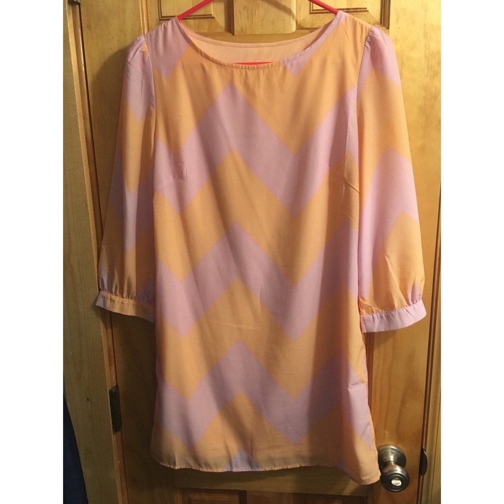Tobi shift long sleeve dress