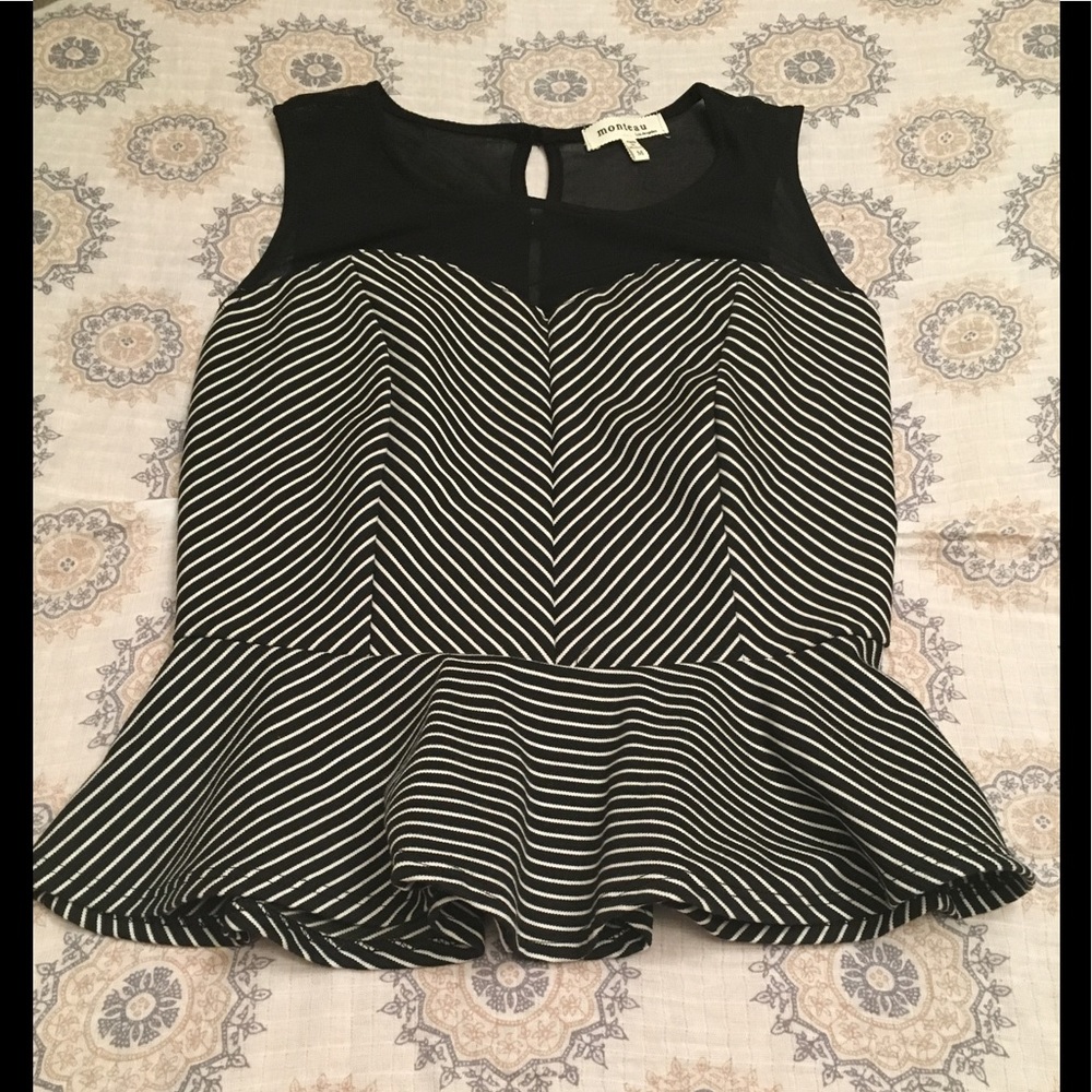 Flirty sleeveless top