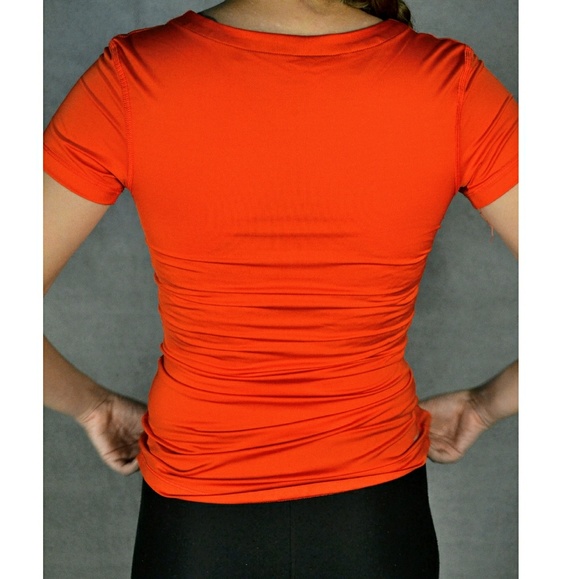 Nike Pro Orange V-neck - Picture 2 of 2